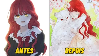 ELA ERA UMA VILÃ, MAS DECIDIU MUDAR E SALVAR O PRÍNCIPE QUE SE TRANSFORMOU EM ANIMAL | Manhwa Recap