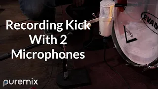 (Drums) Recording Kick With 2 Microphones | Bass Drum Tips And Tricks