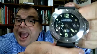 LIVE UNBOXING Panerai Luminor Submersible PAM 24 - ARCHIE GETS A PAM