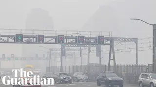 Smoke haze hangs over Sydney as fire danger risk heightens