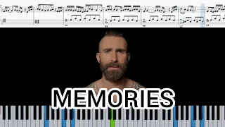 Maroon 5 - Memories на пианино | НОТЫ #PIANOSHEETS #Maroon5 #Memories #НОТЫ #PianoTutorial