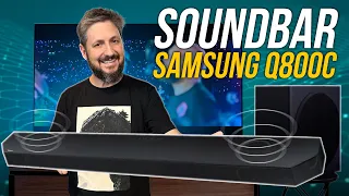 Análise do Samsung HW-Q800C: um soundbar 5.1.2 com som potente e customizável