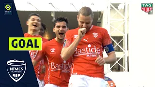 Goal Renaud RIPART (71' - NÎMES OLYMPIQUE) NÎMES OLYMPIQUE - FC GIRONDINS DE BORDEAUX (2-0) 20/21