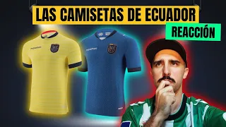 👕 EXTRANJERO REACCIONA a las NUEVAS CAMISETAS de ECUADOR 🇪🇨, la nueva piel 2023 | REPETITIVAS 🤷