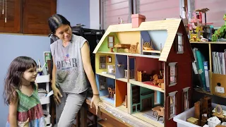 Homeschool Project “Making a Dollhouse” Finishing the Interior