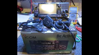 Icom IC-705 Demo and Testing