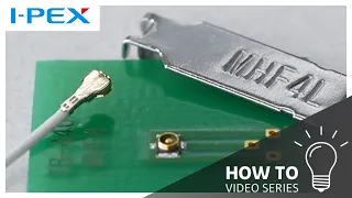 How to Operate MHF® 4L Mating and Unmating Tool/ Micro RF Coaxial Connector / I-PEX