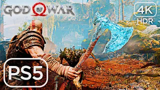 God of War 4 (PS5) Remasterd Enhanced Performance Gameplay [4K60FPS HDR] Play Station 5