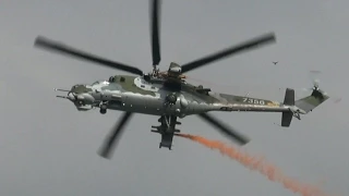 1080p50 | Czech Air Force Mil Mi - 24 Display at Belgian Air Force Days 2014