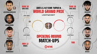 The BELLATOR MMA Lightweight World Grand Prix kicks off at #Bellator292