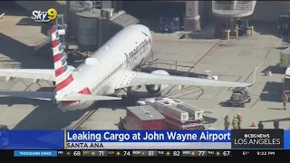 Leaking Cargo At John Wayne Airport Causes Response from HAZMAT Team