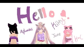 MMD - Hello Kitty {Aphmau} Kawaii~Chan, Aphmau, and June