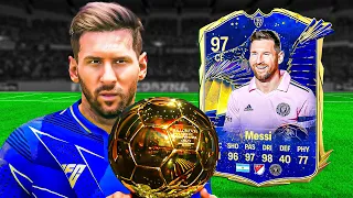 TOTY Messi but Crazy Packs decide his Teammates...