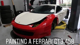 Painting A Ferrari GT3 458 for TJ Hunt (part 1) SEMA 19