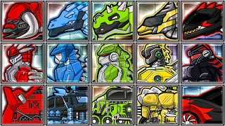 Dino Robot Corps + Transformers Robots - Stego/raptor/Troodon/Giganoto/Euoplo/T-Rex/Ptero/Allosaurus