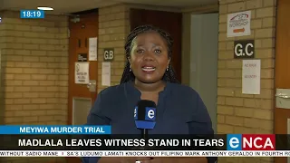 Meyiwa Murder Trial | Madlala leaves witness stand in tears