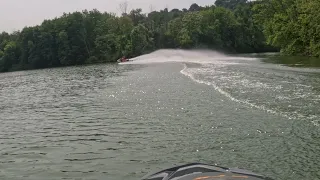 Morning ride on the SeaDoo GTX 170 at Blue Marsh Lake