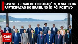 Pavese: apesar de frustrações, o saldo da participação do Brasil no G7 foi positivo | CNN 360º