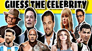 50 Famous CELEBRITIES | Guess The Celebrity Quiz