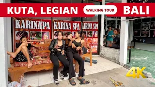 KUTA Legian BALI 🇮🇩 WALKING Tour Bali 2023