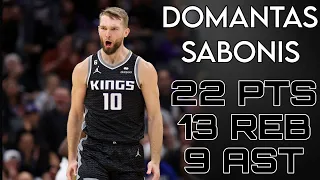 Domantas Sabonis 22PTS 13REB 9AST | Sacramento Kings vs Oklahoma City Thunder | SAC vs OKC | Feb 28