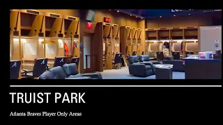 ATL Braves "Clubhouse" Locker Room, Indoor Batting Cage, Pool, Medical, Food & Workout Areas 4K