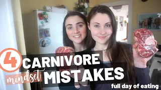 4 CARNIVORE DIET MISTAKES [MINDSET + BEGINNER TIPS] | Raw Carnivore Dogs | CARNIVORE DIET MEALS