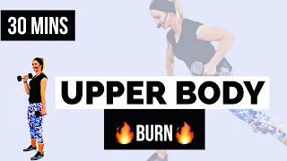 30 min Dumbbell 💪 Arm Workout from Home | Follow Along Upper Body Burn 🔥 Free Fitness Class