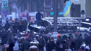 Временное перемирие на Грушевского день 3 #Евромайдан 21.01.2014