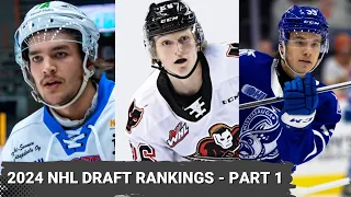 2024 NHL DRAFT RANKINGS | Mid-Season top-32 — Part 1| Honorable Mentions & Picks 32-16