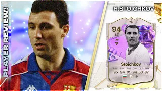 SHOULD YOU DO HIS SBC??!!! FUT BIRTHDAY ICON 94 RATED HRISTO STOICHKOV PLAYER REVIEW - EA FC24