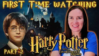 Harry Potter and the Sorcerer's Stone (2001) | Movie Reaction | Part 2 | Time For Some Quidditch!