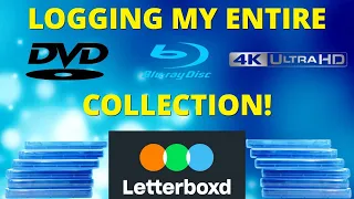 Logging My ENTIRE DVD, Blu-ray & 4K Collection - Live Stream!