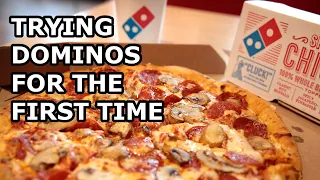 Trying DOMINO’S for the FIRST TIME!