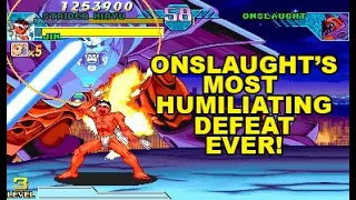 Marvel Vs. Capcom - THE DUMBEST WAY TO KILL ONSLAUGHT!!!