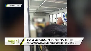 Regional TV News: Magkakaanak sa Sta.Cruz, Davao del Sur, nalason sa kinaing butete