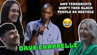 BRITISH FAMILY REACTS | Dave Chappelle - Why Terrorists Won't Take Black People As Hostage!