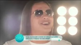 Xuxa entrevista Wesley Safadão e invade show