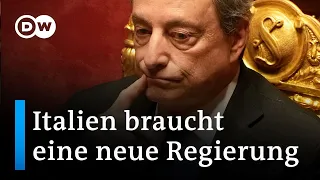 Rücktritt von Regierungschef Mario Draghi: Italien muss neu wählen | DW Nachrichten