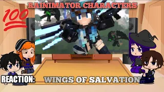 Rainimator characters reaction: wings of salvation