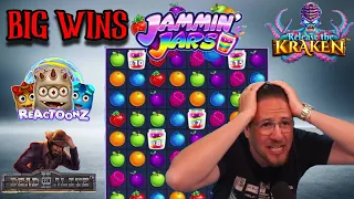 BIG WINS !!! Kraken , Reactoonz , Jammin Jars , Dead or Alive 2... Top Big Wins... Mega Big Wins...