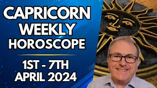 Capricorn Horoscope - Weekly Astrology - from 1st - 7th April 2024