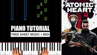 Atomic Heart - Komarovo (DVRST Phonk Remix) - (MEDIUM) Piano Tutorial