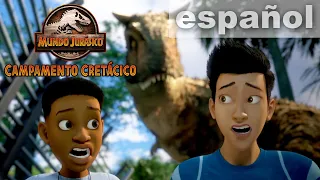 En la jaula del carnotaurio | JURASSIC WORLD: CAMPAMENTO CRETÁCICO | Netflix