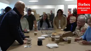 Hecklers Yell 'Let's Go Brandon' Outside Biden Event In East Palestine, Ohio