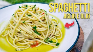 How to Make the Most Tasty SPAGHETTI AGLIO e OLIO Ever