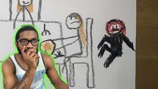 3 Disturbing Childrens Drawings with Backstories REACTION!!!!