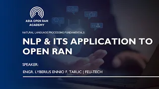 NLP & Its Application to Open RAN