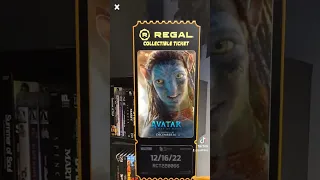 Avatar: The Way of Water (Regal Collectible Ticket) #avatar #avatar2 #movies #thewayofwater