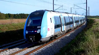 Class Z 50000 "Francilien" EMUs on Paris - Provins line.